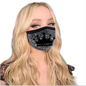 ⭐️ Queen Handmade Queen Reusable Swarovski Crystal face mask